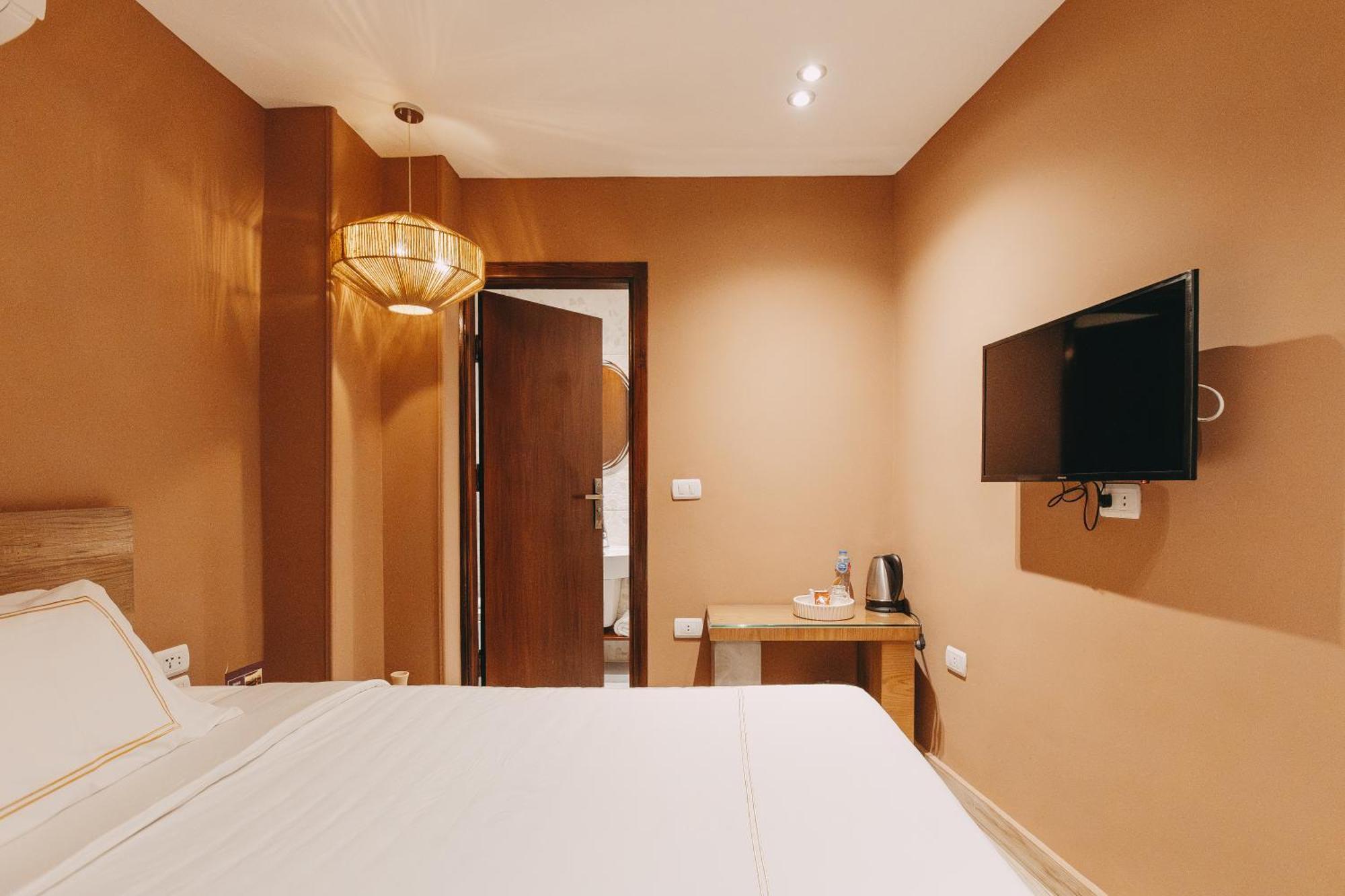 Almas Pyramids View Hotel Kafret el-Gabal Kültér fotó