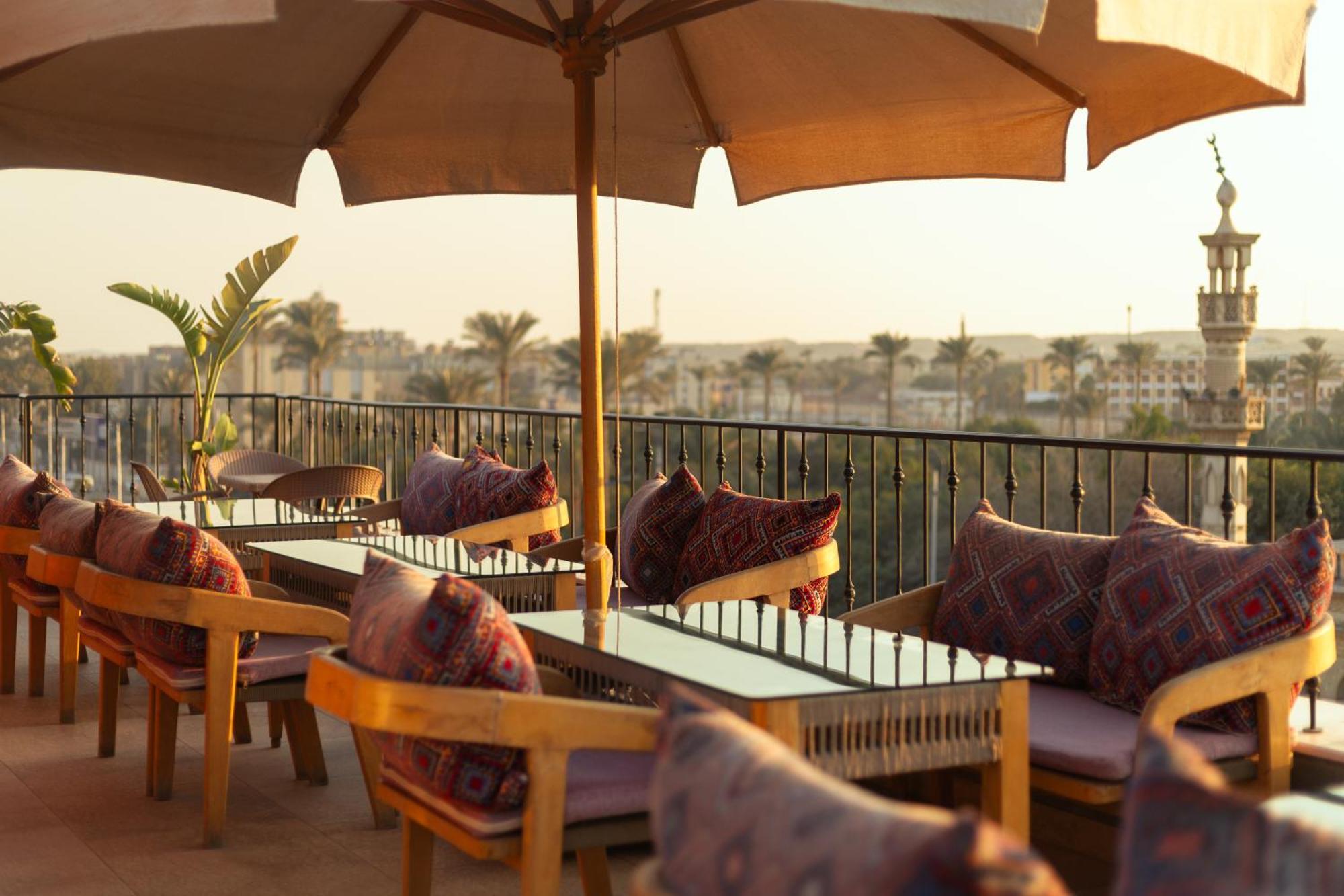 Almas Pyramids View Hotel Kafret el-Gabal Kültér fotó