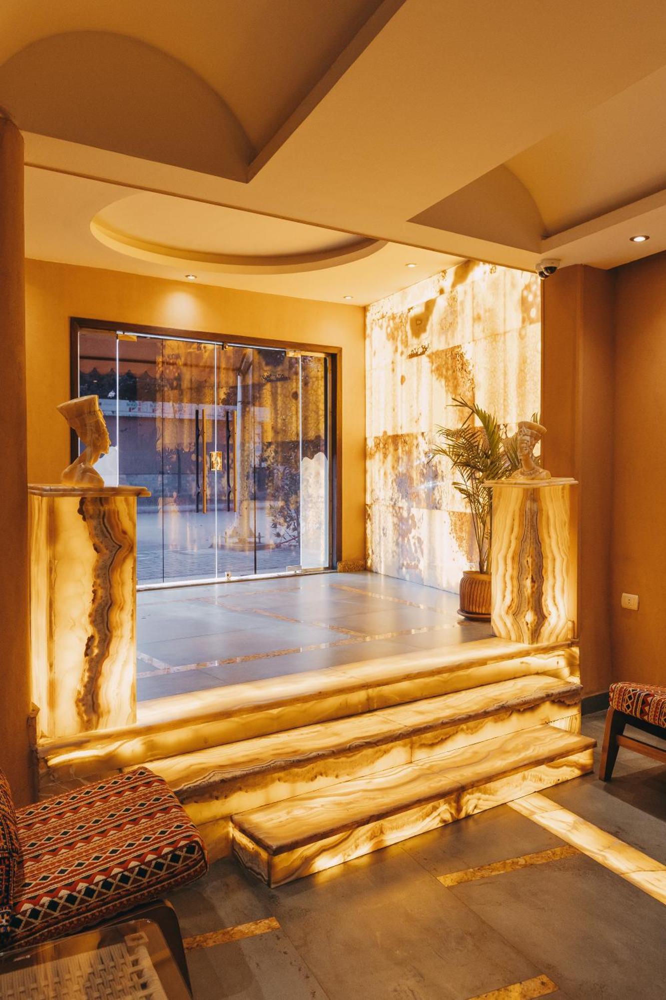 Almas Pyramids View Hotel Kafret el-Gabal Kültér fotó