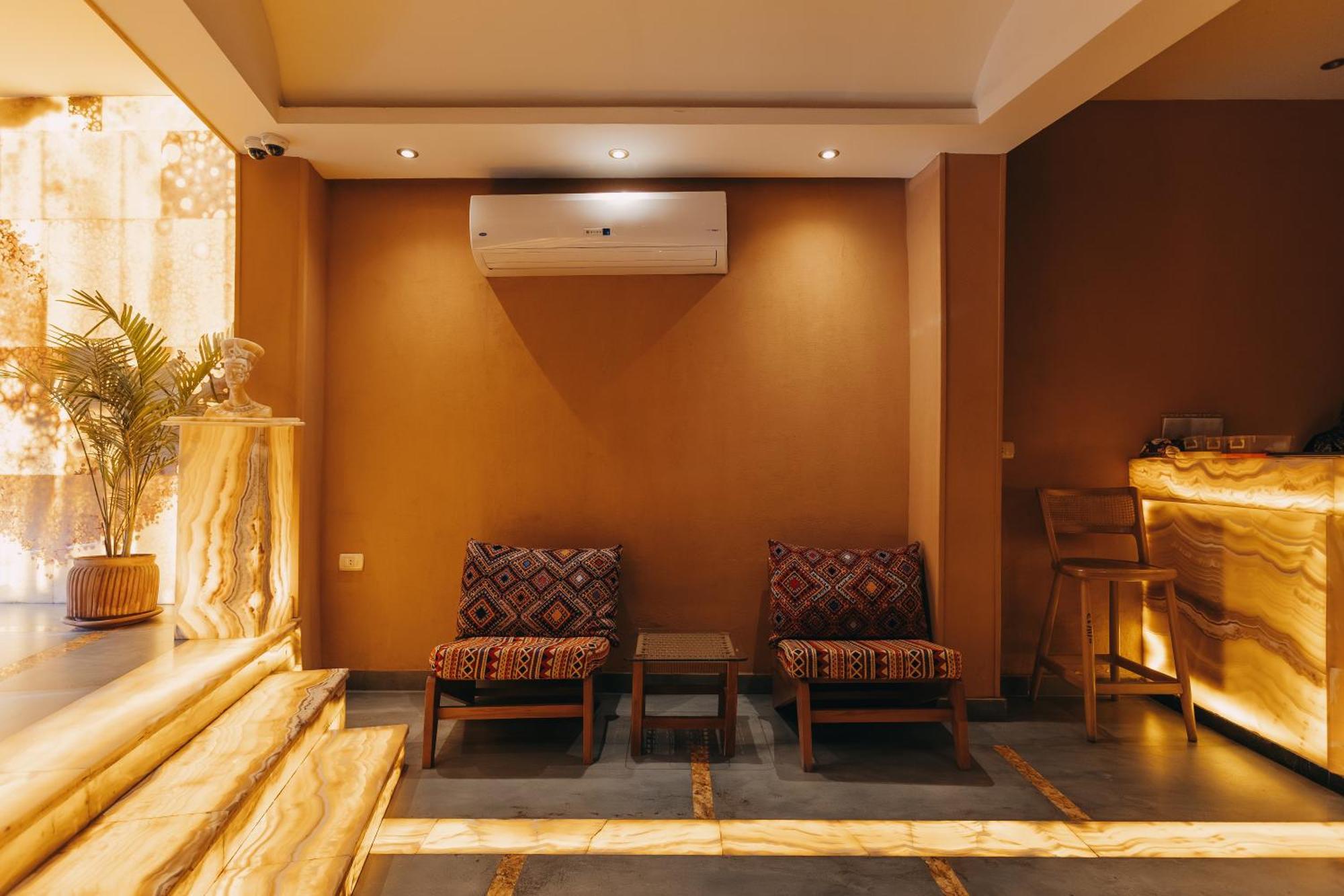 Almas Pyramids View Hotel Kafret el-Gabal Kültér fotó